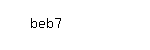 Captcha: beb7